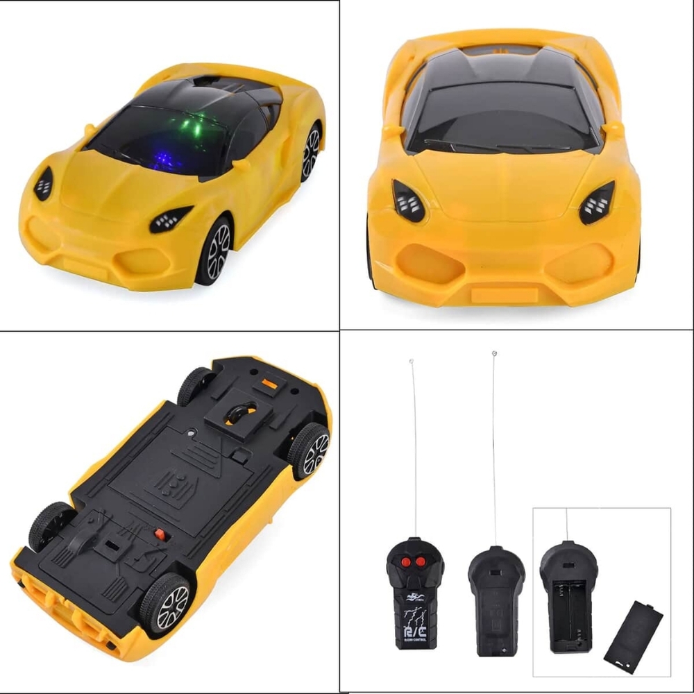 - Remote Control Simulation Model RC Yellowish Orange Car - Picture 2 of 9